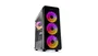 NOX Hummer TGM Midi Tower - Caja ATX Negro con Cristal Templado, 4 Ventiladores RGB Rainbow, USB 3.0, Soporte Placas ATX/micro-ATX/mini-ITX