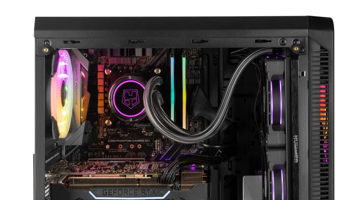NOX Hummer TGM Midi Tower - Caja ATX Negro con Cristal Templado, 4 Ventiladores RGB Rainbow, USB 3.0, Soporte Placas ATX/micro-ATX/mini-ITX