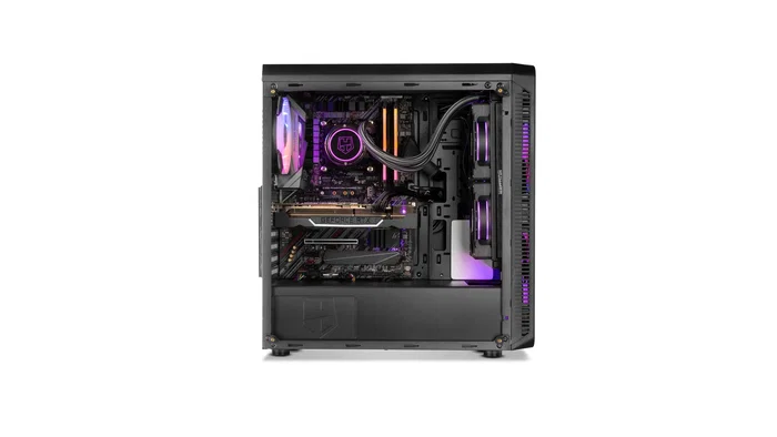 NOX Hummer TGM Midi Tower - Caja ATX Negro con Cristal Templado, 4 Ventiladores RGB Rainbow, USB 3.0, Soporte Placas ATX/micro-ATX/mini-ITX