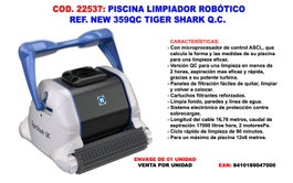 Tiger Shark New 359QC Tiger Shark Q.C. Limpiador Robótico para Piscinas