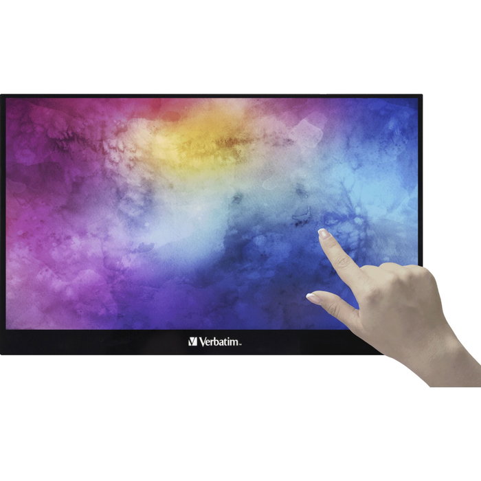 Verbatim PMT-17 Monitor Portátil Táctil 17,3 Full HD IPS Black
