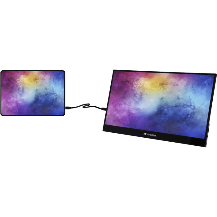Verbatim PMT-17 Monitor Portátil Táctil 17,3 Full HD IPS Black