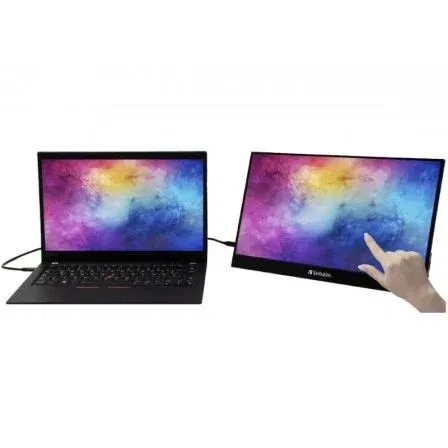 Verbatim 49593 Monitor Portátil Táctil 17.3" Full HD IPS Multimedia Negro