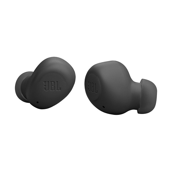 JBL Wave Buds Auriculares Inalámbricos True Wireless (TWS) con Estuche de Carga - IP54 para Música, Llamadas y Deporte - Negro