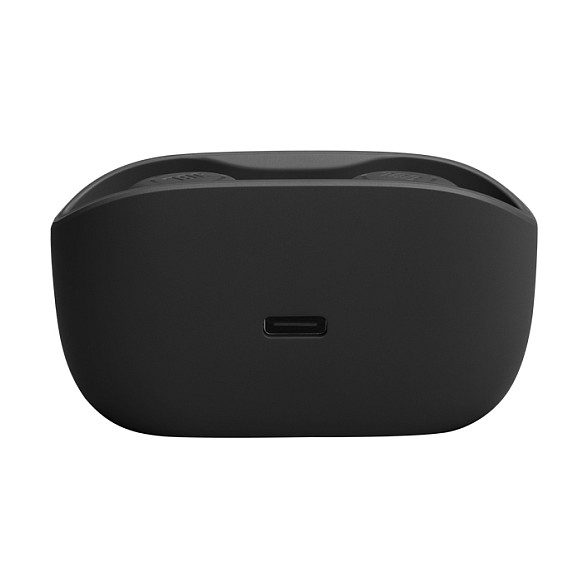 JBL Wave Buds Auriculares Inalámbricos True Wireless (TWS) con Estuche de Carga - IP54 para Música, Llamadas y Deporte - Negro