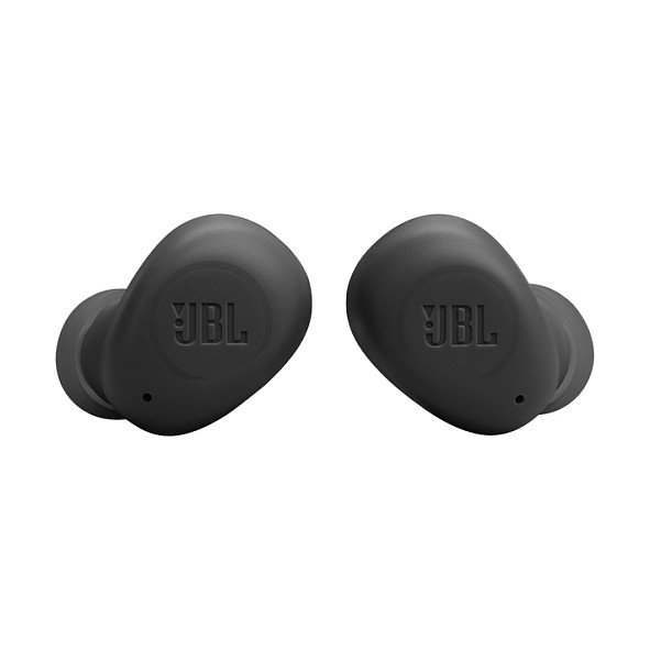 JBL Wave Buds Auriculares Inalámbricos True Wireless (TWS) con Estuche de Carga - IP54 para Música, Llamadas y Deporte - Negro