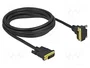 DeLOCK Cable DVI-D 24+1 de 3 m angulado