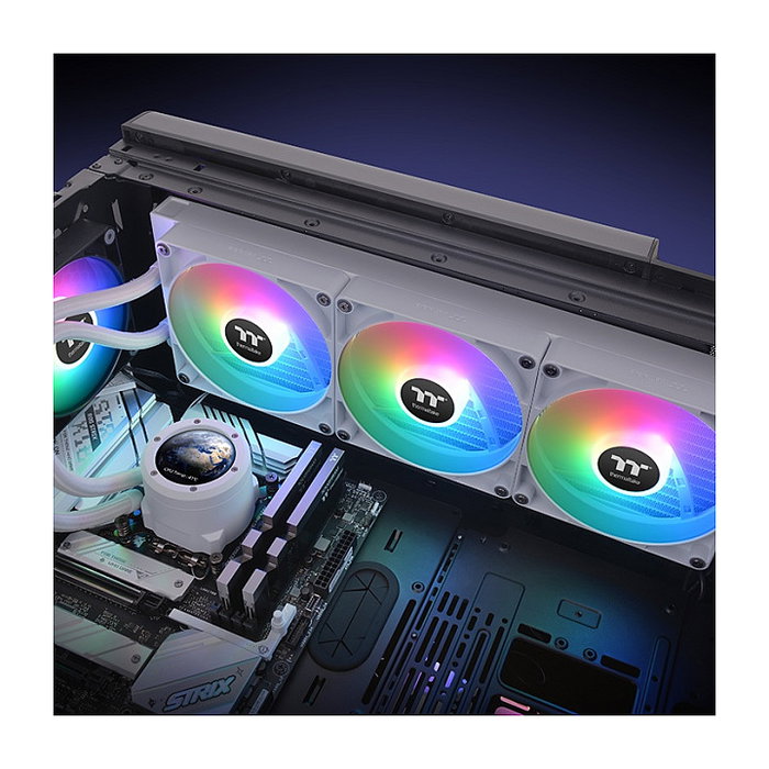 Thermaltake TH420 V2 Ultra ARGB CPU Liquid Cooler Snow Edition All-In-One Refrigeración Líquida Thermaltake TH420 V2 Ultra ARGB CPU Liquid Cooler Snow Edition All-In-One Refrigeración Líquida