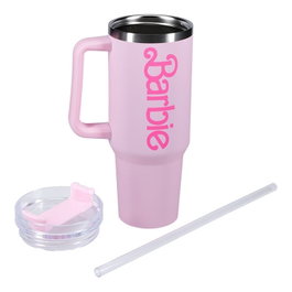 PALADONE Vaso termo con pajita Barbie logo XL 1200 ml