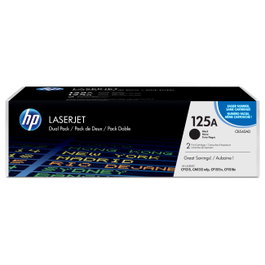 HP 125A CB540AD Negro Paquete de 2
