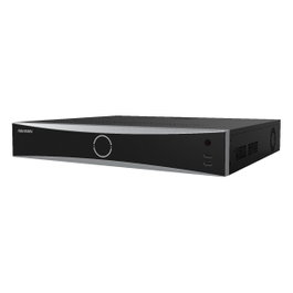 Hikvision DS-7732NXI-K4(D) Grabador de Red NVR 32 Canales 4K 3840x2160 H.265, 4 Bahías HDD, Montaje Rack 1.5U, Con Detección de Rostro y Audio
