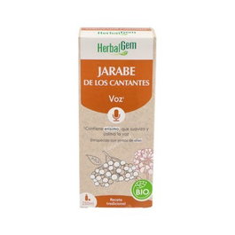 HERBALGEM Jarabe Cantantes 250Ml. Sinergia de plantas para la voz