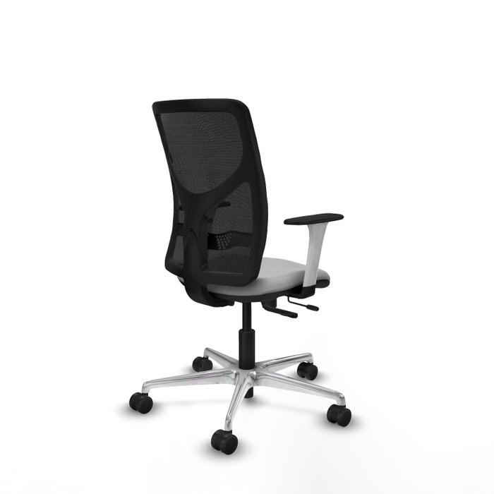 PIQUERAS Y CRESPO Silla de oficina Motilla con mecanismo Sincro/Traslack Gris claro y Negro PIQUERAS Y CRESPO Silla de oficina Motilla con mecanismo Sincro/Traslack Gris claro y Negro