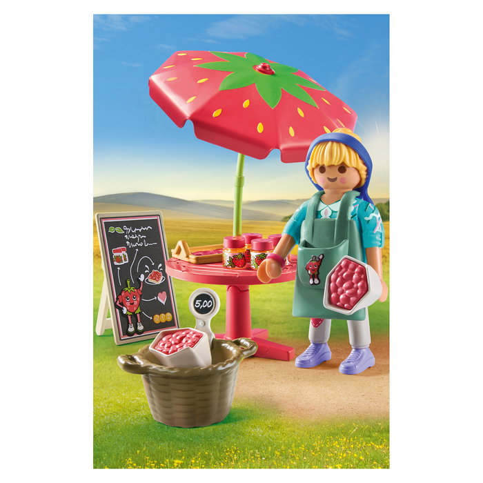 Playmobil 71445 Country - Marmeladenstand - Set de Juguete de Acción y Aventura con 26 Piezas, Multicolor, Recomendado a partir de 4 años