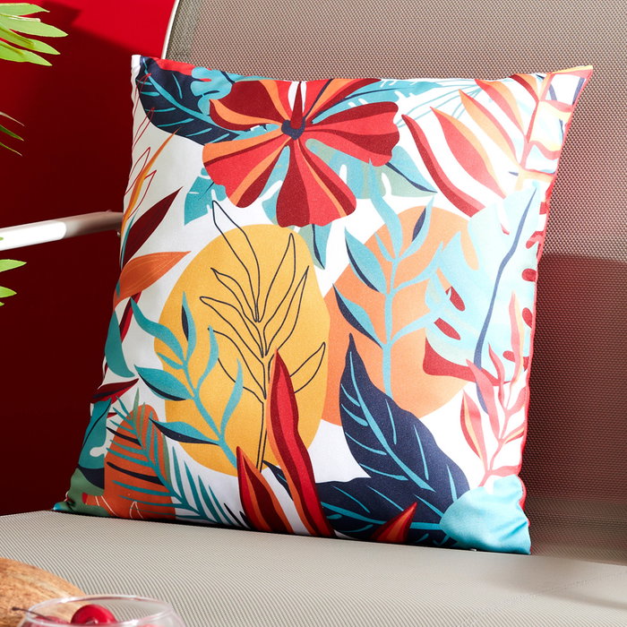 Home Deco Factory Cojín Hidrófugo 40x40 Paradis Exotiqu