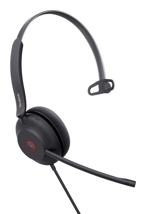 Yealink UH37 Mono UC Auriculares de Diadema Monoaurales USB Type-C/Type-A Negro