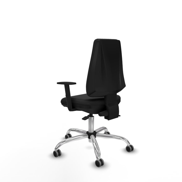 PIQUERAS Y CRESPO Silla de oficina Elche con mecanismo Asincro y brazos 1D en Negro PIQUERAS Y CRESPO Silla de oficina Elche con mecanismo Asincro y brazos 1D en Negro