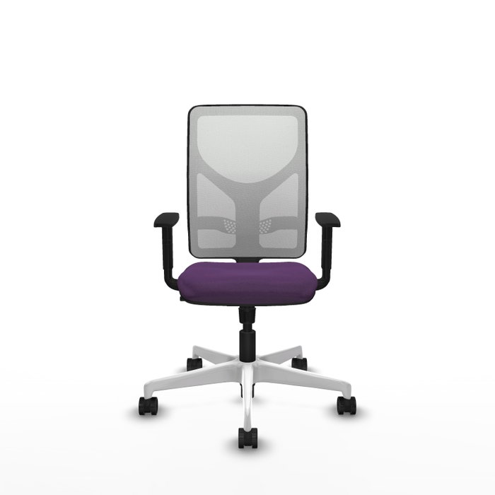 PIQUERAS Y CRESPO Silla de oficina Motilla con mecanismo Sincro, Morado y Blanco PIQUERAS Y CRESPO Silla de oficina Motilla con mecanismo Sincro, Morado y Blanco