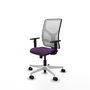 PIQUERAS Y CRESPO Silla de oficina Motilla con mecanismo Sincro, Morado y Blanco