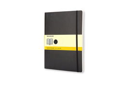 Cuaderno Moleskine Clasico Tapa Blanda 19X25 192H 70Gr. Cuadriculada Con Goma Negra