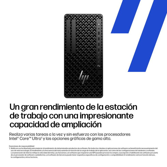 HP Estación de Trabajo Z1 G1 - Intel Core Ultra 9 285, 32GB RAM, 1TB SSD, NVIDIA GeForce RTX 5060 Ti, Windows 11 Pro (Español/Inglés) HP Estación de Trabajo Z1 G1 - Intel Core Ultra 9 285, 32GB RAM, 1TB SSD, NVIDIA GeForce RTX 5060 Ti, Windows 11 Pro (Español/Inglés)