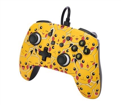 Power A Mando con Cable NSGP0083-01 Enhanced para Nintendo Switch Pikachu Sentimientos, Cable 3M