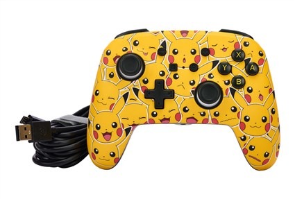 Power A Mando con Cable NSGP0083-01 Enhanced para Nintendo Switch Pikachu Sentimientos, Cable 3M