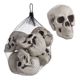 My Other Me Set de 6 Calaveras de Polipropileno 8 x 10 x 10 cm