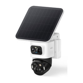 Anker Eufy SoloCam S4 Cámara de Seguridad IP 4K, Interior/Exterior, Inalámbrica, PTZ, Visión Nocturna, Zoom Óptico 8x, IP65, Batería/Solar, Blanco o Negro