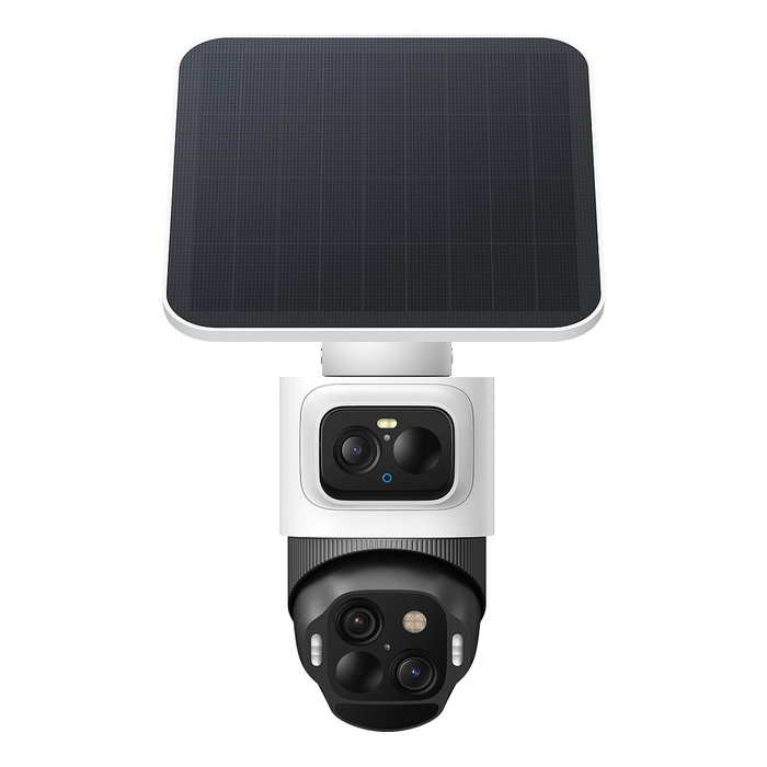 Anker Eufy SoloCam S4 Cámara de Seguridad IP 4K, Interior/Exterior, Inalámbrica, PTZ, Visión Nocturna, Zoom Óptico 8x, IP65, Batería/Solar, Blanco o Negro