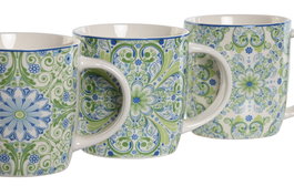 DKD Home Decor Mug Arabe 8.5 x 9 x 12 cm (12 Unidades)