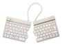 R-Go Tools Teclado ergonómico dividido R-Go Split Break con software de pausa, AZERTY (BE), Bluetooth, blanco