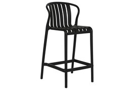 DKD Home Decor Taburete Urban Negro 49 x 92 x 50 cm (4 Unidades)