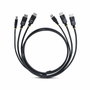 StarTech.com Cable KVM DisplayPort Doble Pantalla 4K 60Hz, 1,8 m, Negro