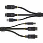 StarTech.com Cable KVM DisplayPort Doble Pantalla 4K 60Hz, 1,8 m, Negro