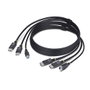 Startech Cable KVM DisplayPort Doble Pantalla USB 5Gbps de 1.8m