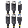Startech Cable KVM DisplayPort Doble Pantalla USB 5Gbps de 1.8m