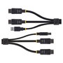StarTech.com Cable KVM DisplayPort Doble Pantalla 4K 60Hz, 1,8 m, Negro