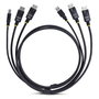 StarTech.com Cable KVM DisplayPort Doble Pantalla 4K 60Hz, 1,8 m, Negro