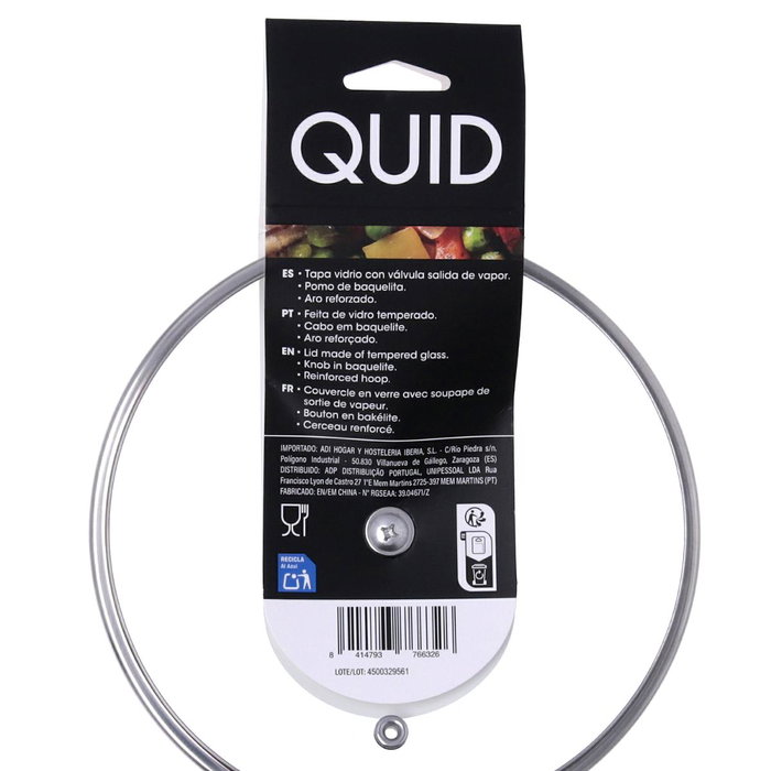 Quid Tapa Vidrio Renova 18 cm Quid Tapa Vidrio Renova 18 cm