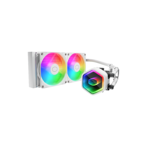 Cooler Master MLW-D24M-A18PA-RW MasterLiquid 240 Core II Refrigeración Líquida para PC Blanco ARGB