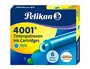 Pelikan TP6 Tinta para Estilográfica Turquesa Caja de 6 Cartuchos