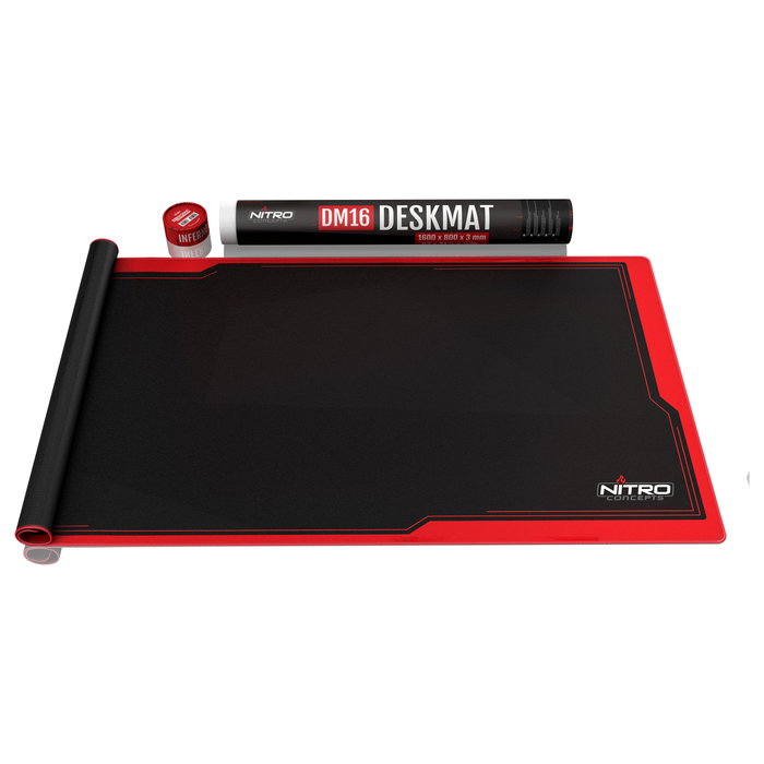 Nitro Concepts DM16 Deskmat XXXL Negro/Rojo Nitro Concepts DM16 Deskmat XXXL Negro/Rojo
