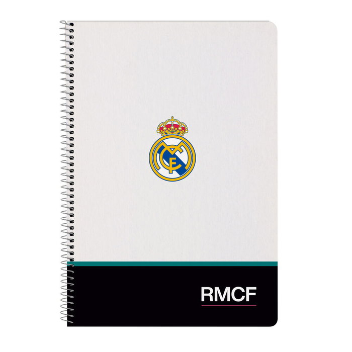 Safta Cuaderno Espiral Real Madrid 26/27 Folio 80 Hojas Safta Cuaderno Espiral Real Madrid 26/27 Folio 80 Hojas