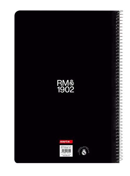 Safta Cuaderno Espiral Real Madrid 26/27 Folio 80 Hojas Safta Cuaderno Espiral Real Madrid 26/27 Folio 80 Hojas