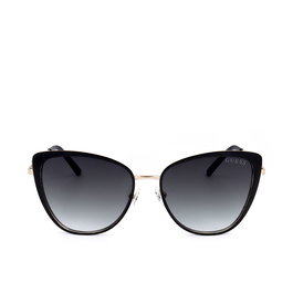 Guess Gafas GF6141 01B Gafas de Sol Mujer Cat Eye Metal 140 mm