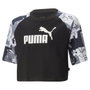 Camiseta de Manga Corta Infantil Puma Ess+ Street Art Ragl Negro 5-6 Años