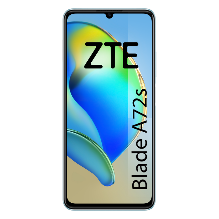 ZTE Blade A72S Sky Blue 4G / 6,745 Hd+ / Oc 1,6Ghz / 64Gb Rom / Memory Fusion 3Gb+3Gb / 50+2+2Mp + 5Mp / 5000Mah / 22,5W