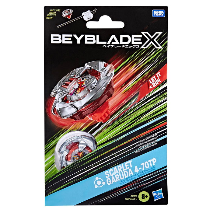 Hasbro Beyblade Lanzador Scarlet Garuda 4-70Tp G1673 Hasbro Beyblade Lanzador Scarlet Garuda 4-70Tp G1673