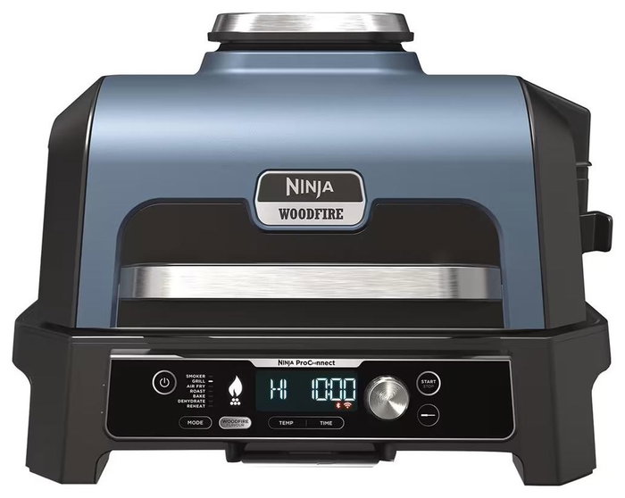 Ninja Woodfire Pro Connect XL OG901EU - Parrilla eléctrica de exterior con ahumador y freidora de aire Ninja Woodfire Pro Connect XL OG901EU - Parrilla eléctrica de exterior con ahumador y freidora de aire